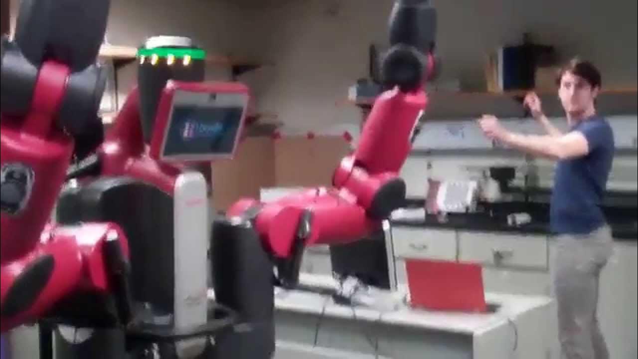 Teleoperating Multiple Baxter Robots Using Kinect V2 Youtube