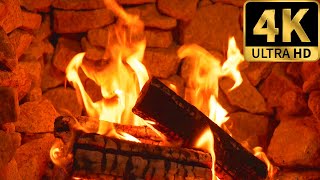 Warm And Cozy Winter NYC Ambience At Night - 3 HOURS of Relaxing Fireplace Sounds