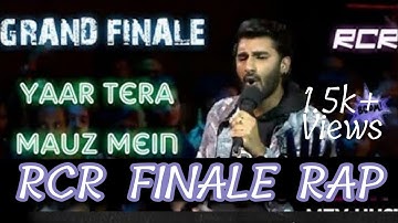 💝RCR Finale Rap Song💝Grand finaleRCR New Rap Full Song💝MTV Hustle💝with lyrics