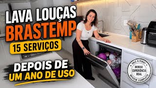 Vale a pena ter uma LAVA LOUÇAS BRASTEMP 15 serviços? Minha opinião após 1 ano de uso