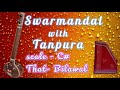 Swarmandal with tanpura in that bilawal scale c  good for riyaz