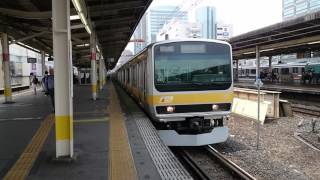 E231系0番台八ミツB25編成 JR中央・総武線各駅停車津田沼行き 錦糸町駅発車