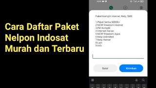 CARA REGISTRASI KARTU INDOSAT OOREDOO - TERBARU 2021