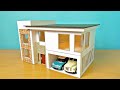 Cara Membuat Rumah Miniatur Dari Kardus | DIY Miniature House | Modern House #14