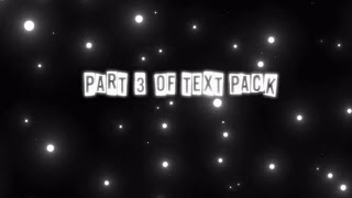 Part 3 Cool WIS text pack for CapCut (credits are in the description)
