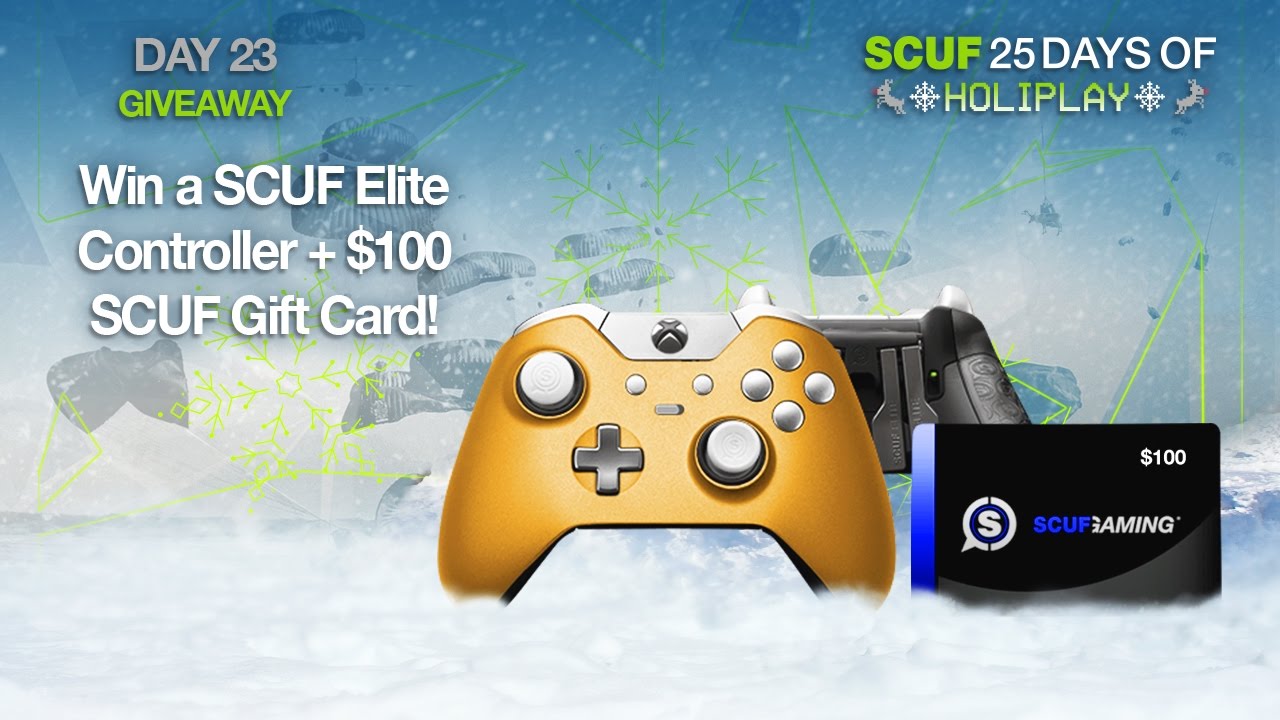 SCUF Day 23 HoliPLAY Giveaway (Closed) - YouTube