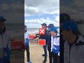 Beach flag challenge with the red bull racing drivers in australia f1 shorts australiangp