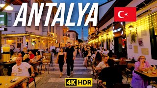 City Walking Tour in ANTALYA TURKEY - OLD TOWN - JUNE 2026 🇹🇷 4K rHDR HD AUDIO