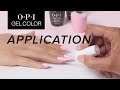 Opi gelcolor tutorial  application