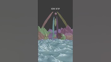 Creating A Spaceship Animation (B3D) #shorts