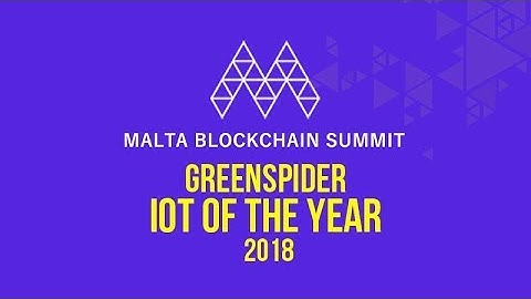 IOT OF THE YEAR | Malta Blockchain Summit 2018