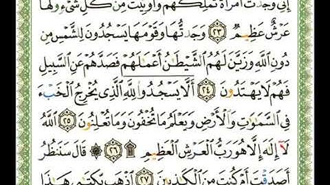 سورة النمل 27 - 114  شيرزاد عبد الرحمن طاهر - قراءة مرتلة