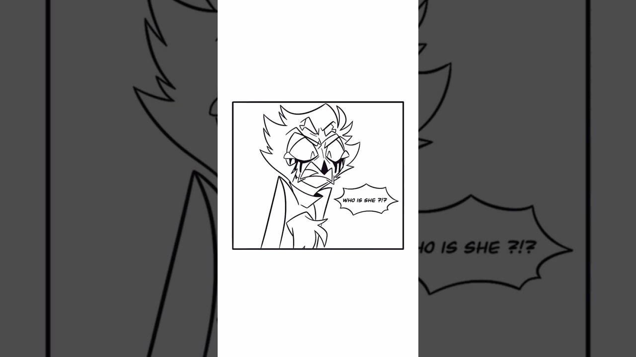 WHO IS SHE #helluvaboss Comic Dub #blitzo #stolas