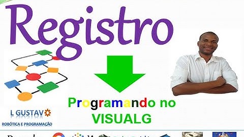 Aula 48 - Leitura e Escrita em Registro no VISUALG - Lógica de Programação