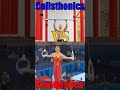 Calisthenics vs gymnastics