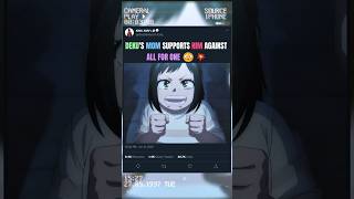 Dekus Mom Supports Him Against All For One