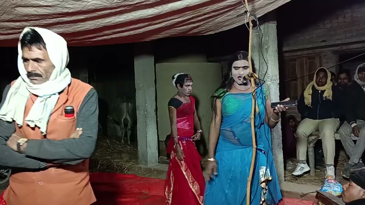 गरिया मवाना गरबा बचा हुआ बकरी बड़े परिवार विनोद मास्टर नौटंकीनाच पार्टी