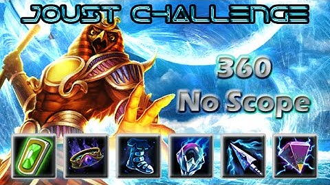 Smite - Joust 1v1 Challenge #6 - Ra 360 No Scope Ult