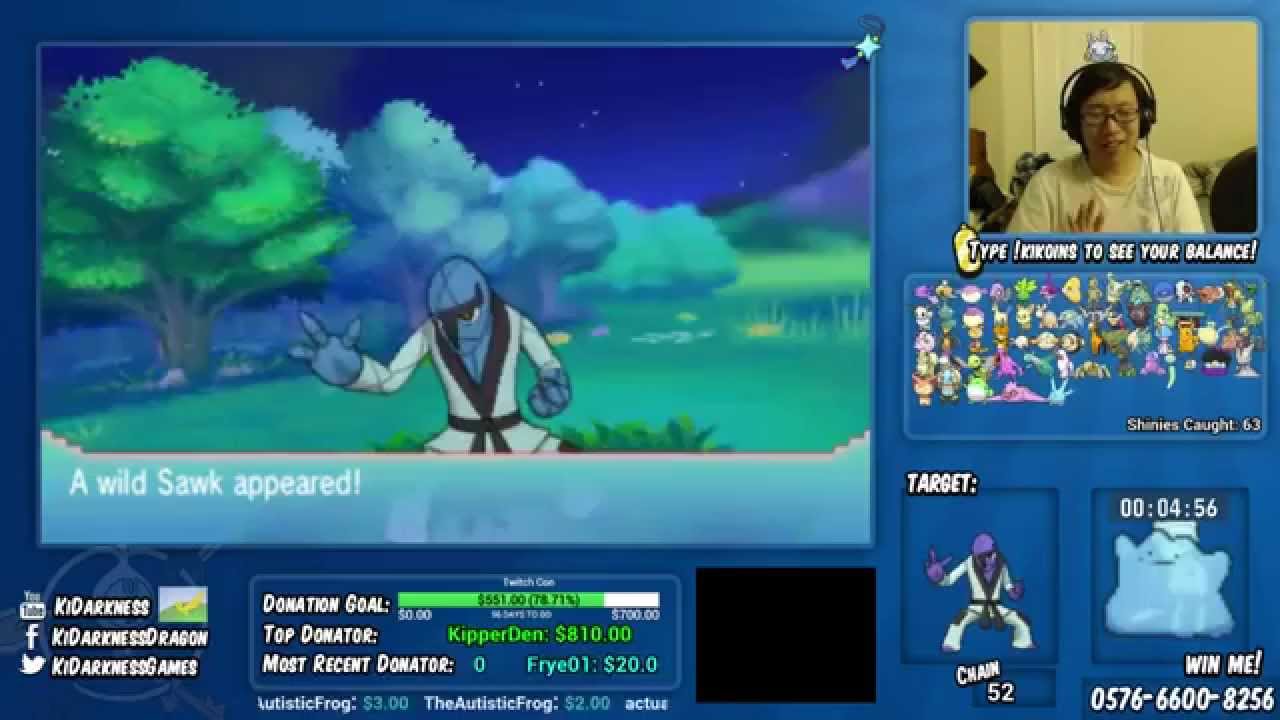 [LIVE] Shiny Sawk! 53 DexNav Encounters | Pokemon ORAS