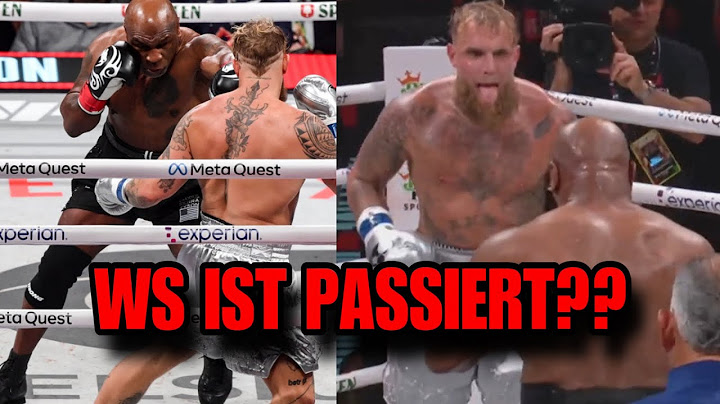 MIKE TYSON VS JAKE PAUL SCHOCKT ALLE!! WAS WAR DA LOS?? Tyson vs Paul  FIGHT REACTION