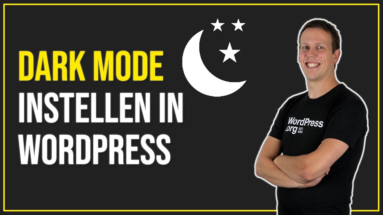 Dark Mode instellen in WordPress - Donkere modus - YouTube