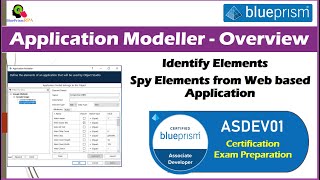 Blue Prism ASDEV01 Certification |  Application Modeller Overview screenshot 2