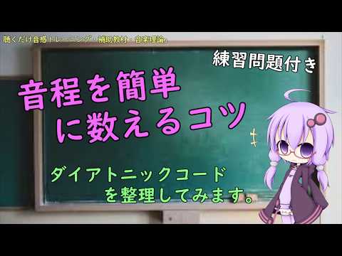 【音楽理論９】音程を簡単に数えるコツ／聴くだけ音感トレーニング・ドレミで歌う楽譜