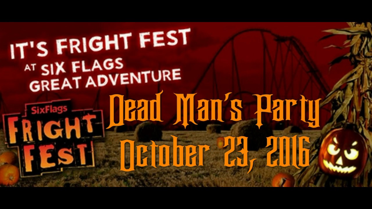 Fright Fest 2016 Dead Man's Party Dance Show at Six Flags Great