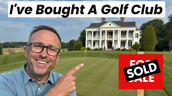 I'VE BOUGHT A GOLF CLUB...