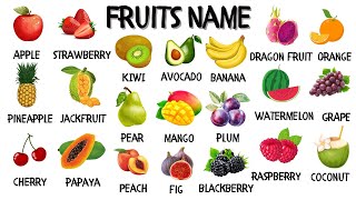 Fruits Name Vocabulary | Name of Fruits #vocabulary #fruit #kids #kidsvideo