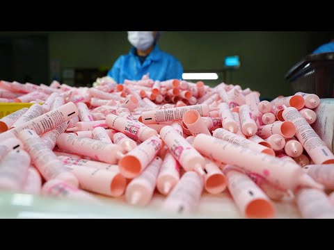 korea Cosmetic container factory that mass-produces 200,000 pieces per