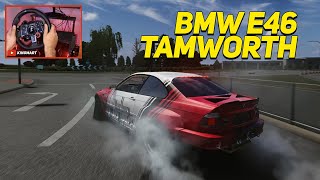 BMW E46 at Tamworth UK Streets | Assetto Corsa (w/900° Steering Wheel Setup)