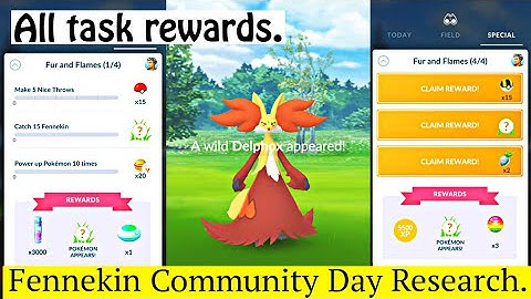 Fur and Flames Special Research Pokemon Go | Fennekin Community Day | Shiny Fennekin Pokemon Go