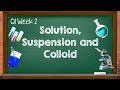 Science 6 - Q1 Week 2 | Solution, Suspension, Colloid