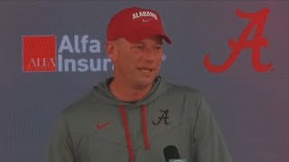 Kalen DeBoer's final press conference before coaching first Alabama A-Day spring game