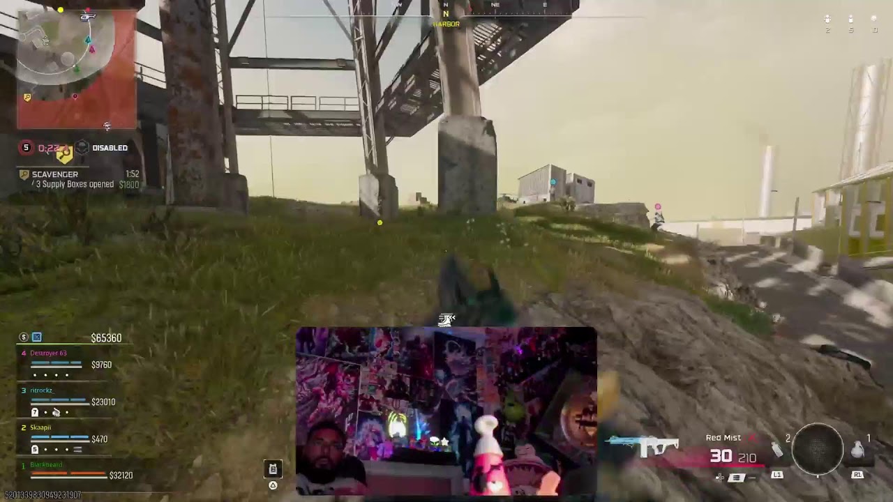 Fallout leadership board Event Warzone Call of Duty 5th place