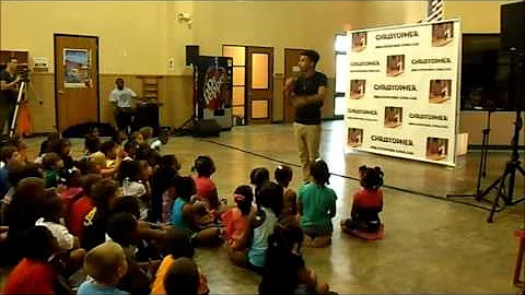 Christopher Eisenberg performing at the Jackie Clu...
