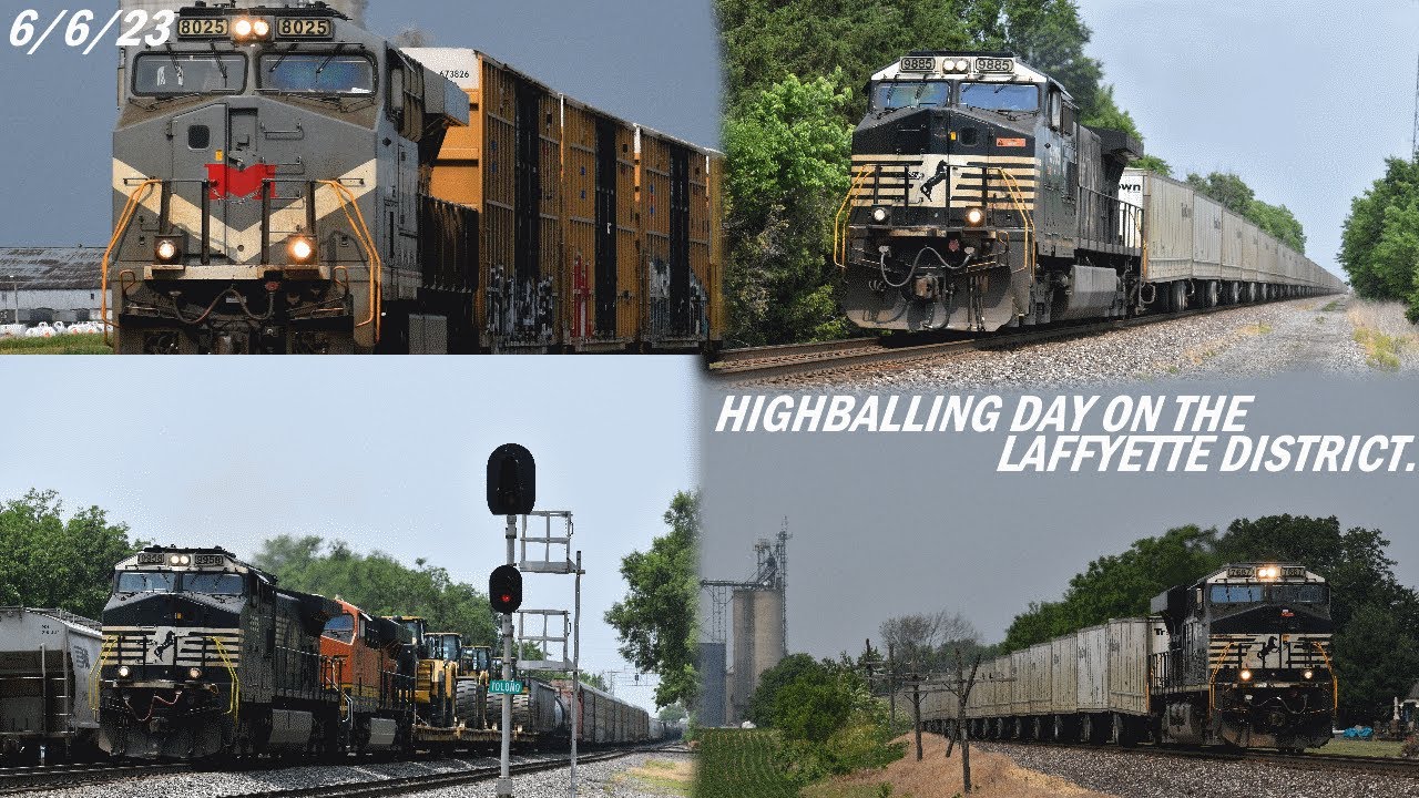 HIGHBALLING DAY On the NS Lafayette District!