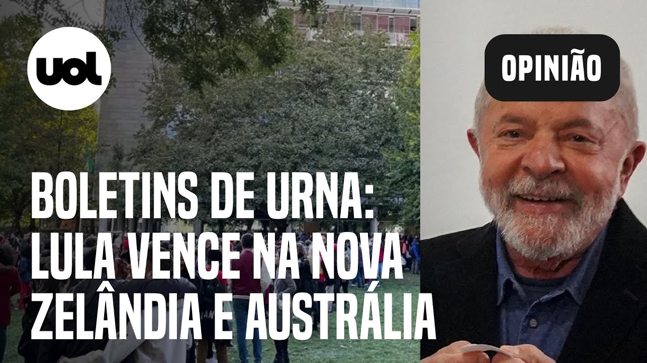 Lula vence na Austrália e Nova Zelândia, apontam boletins de urna; veja resultados do exterior