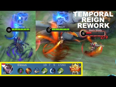 Alucard New Temporal Reign Rework Gameplay (Twice Faster Cooldown) - Alu Never Ending Pursuit MLBB @Elexusss