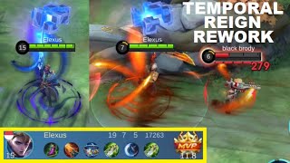 Alucard New Temporal Reign Rework Gameplay (Twice Faster Cooldown) - Alu Never Ending Pursuit MLBB