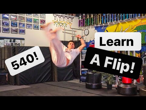 HOW to DOUBLE Leg 540 | TRICKING Tutorial | Ninja Vlog