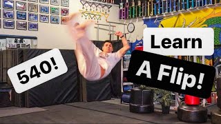HOW to DOUBLE Leg 540 | TRICKING Tutorial | Ninja Vlog
