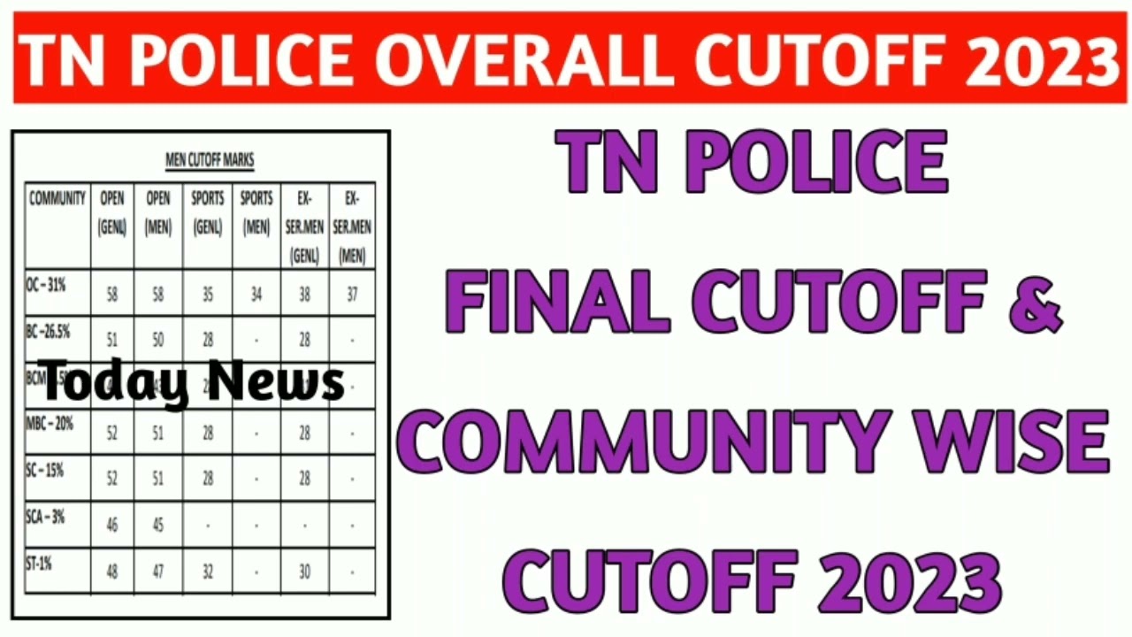 tn police final cutoff mark 2023 | tn police cutoff mark 2023 |