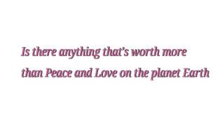 Steven Universe- Peace and Love (Song) Lyrics