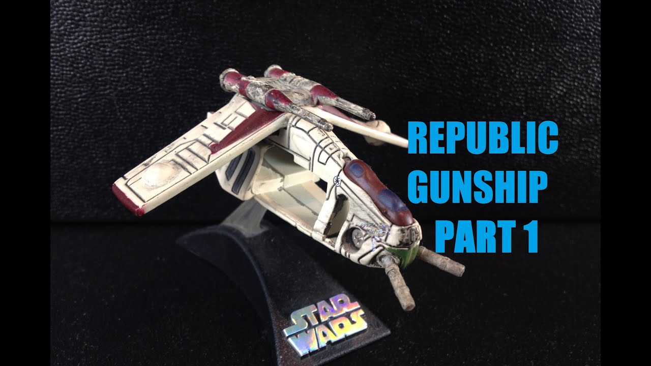 Star Wars Titanium Republic Gunship Clone Wars Pre Black Series MIB LTD {☆☆☆☆☆} 