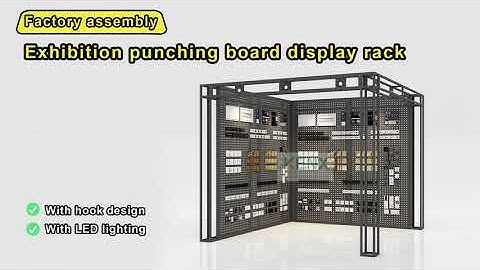 Tile and stone exhibition hanging display rack