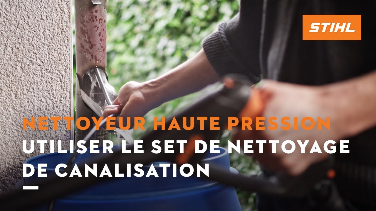 Utiliser le set de nettoyage de canalisation - Nettoyeurs haute