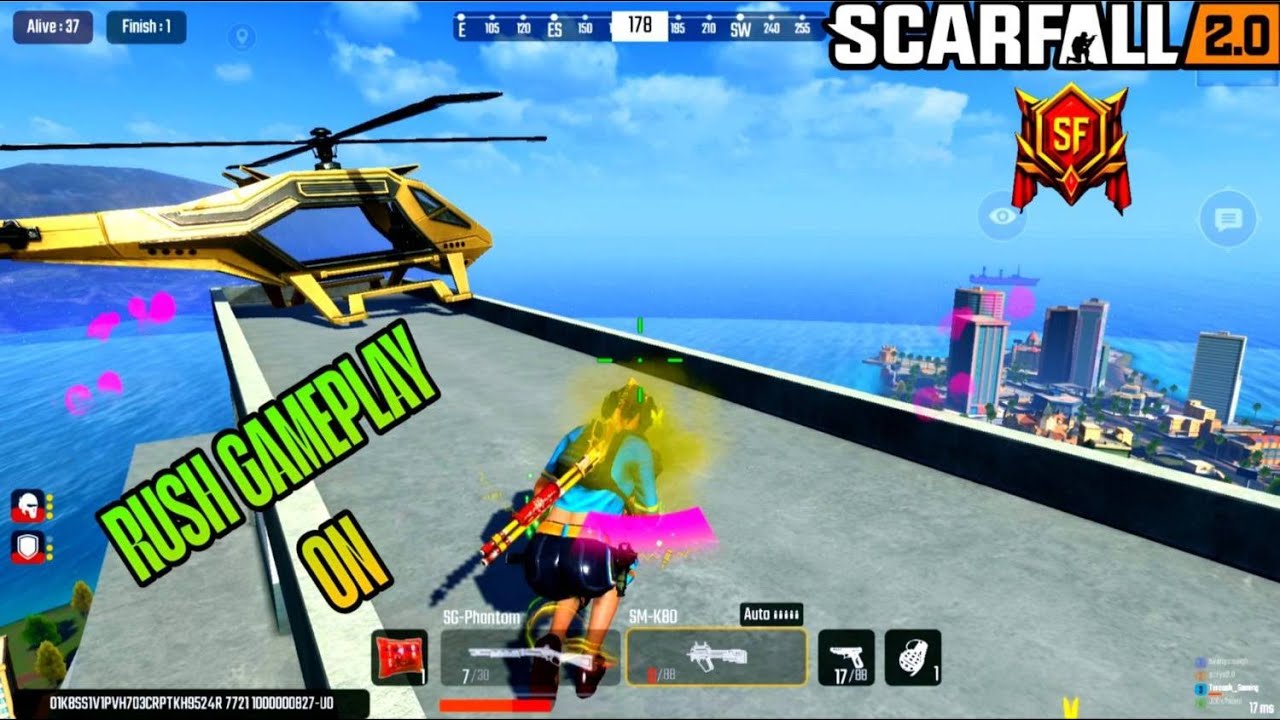 INDIAN BATTLE ROYAL GAME _ RANK ..NAUSIKHIYA to SAMRAT🔥 ScarFall2.0 💥