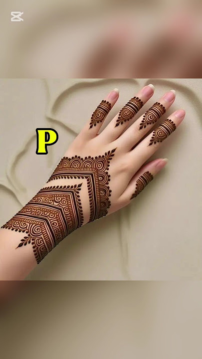 Beautiful mehndi design 💗 simple mehndi design। mehndi design simple। aesthetic mehndi design#mehndi
